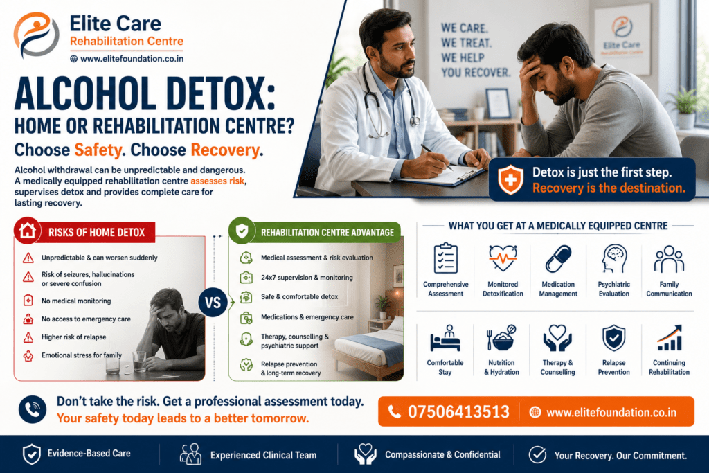 alcohol detox at home