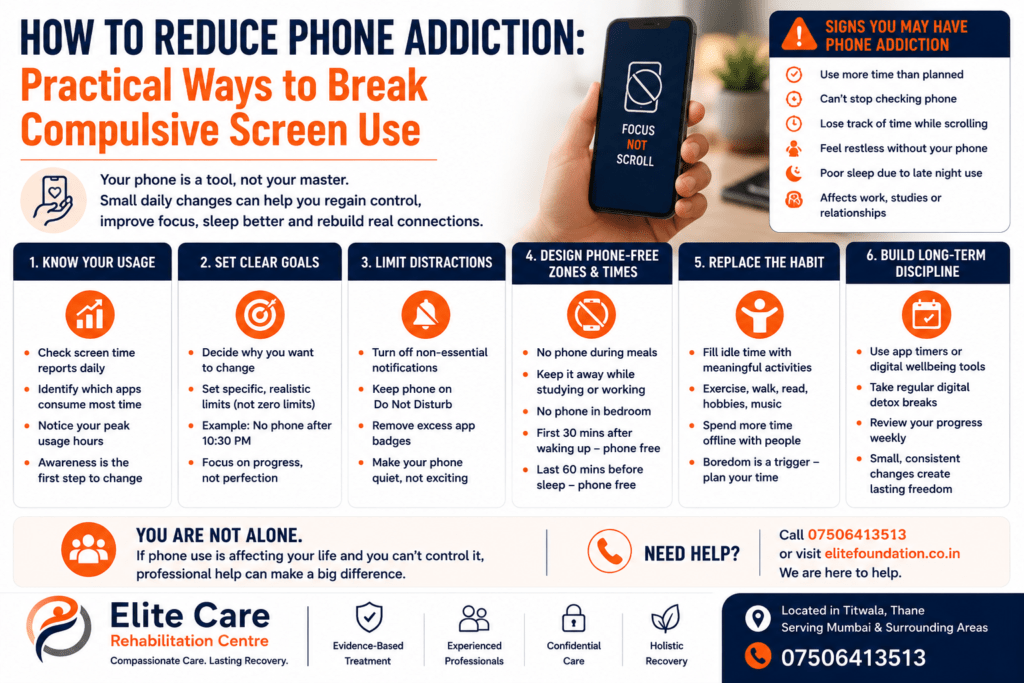 How to Reduce Phone Addiction